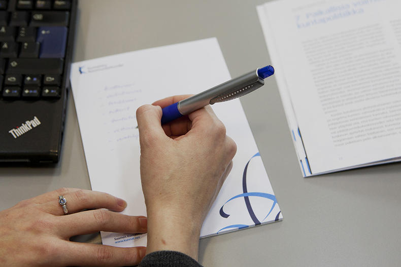 Notepad and a pen